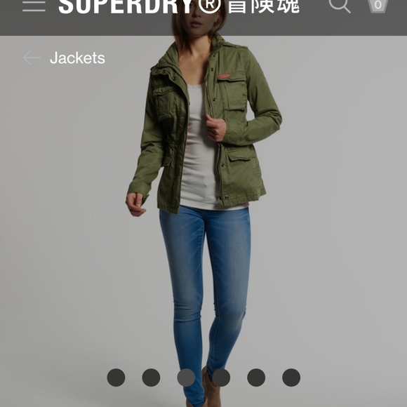 Super dry xs military jacket - Picture 4 of 6